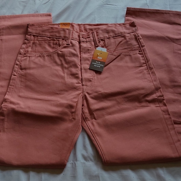 Levi's 501 pink raw men's jeans - Picture 4 of 16